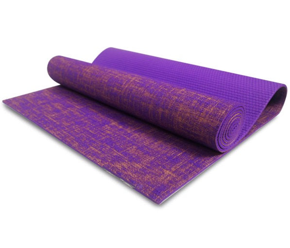 IHOMEINF Official Store 72in Natural Jute Yoga Mat Fitness Mats